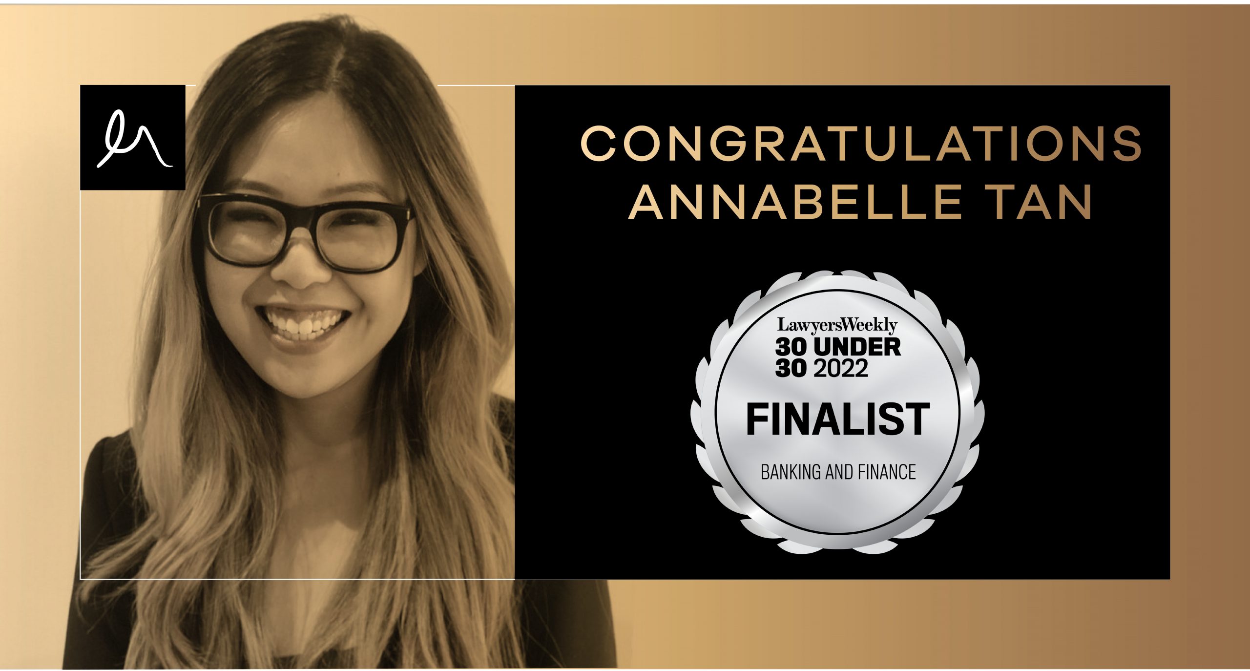 ANNABELLE LAM SHORT-LISTED LAWYERS WEEKLY 30 UNDER 30 AWARDS 2022