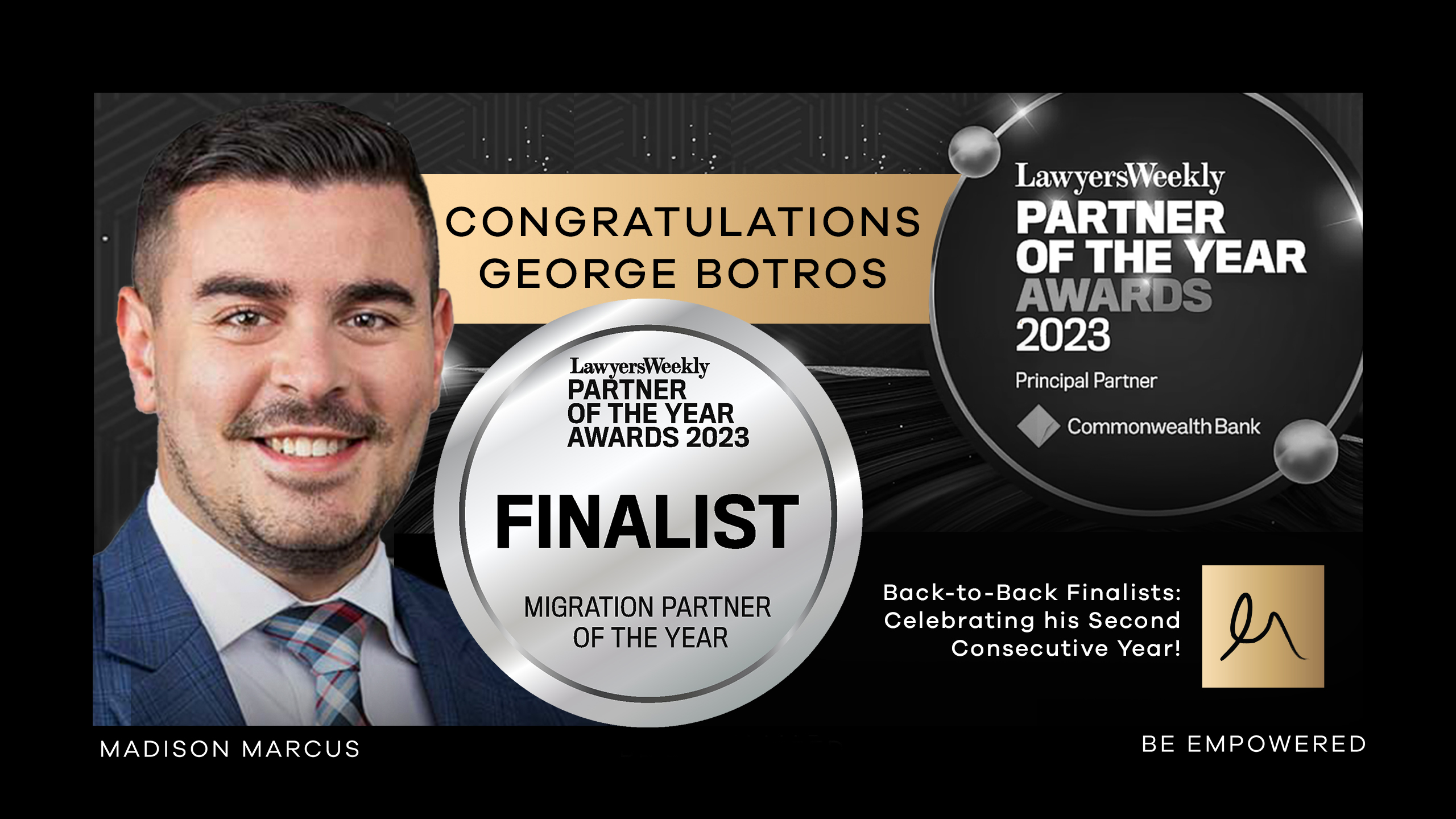 LawyersWeekly Finalist 06 JUN 2023 - LI George