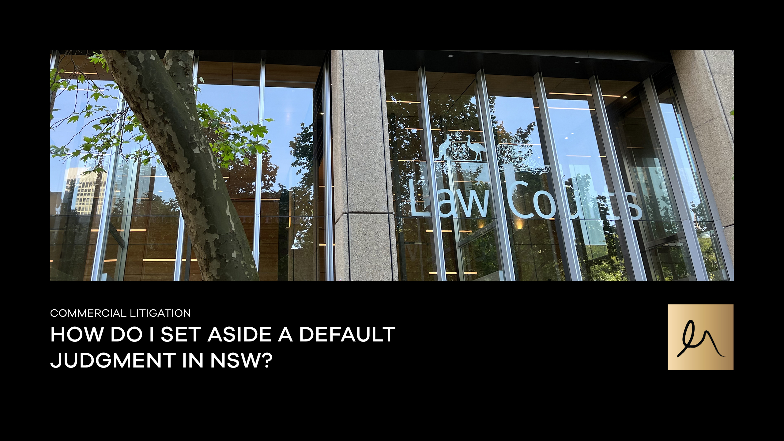 How do I set aside a default judgment in NSW?