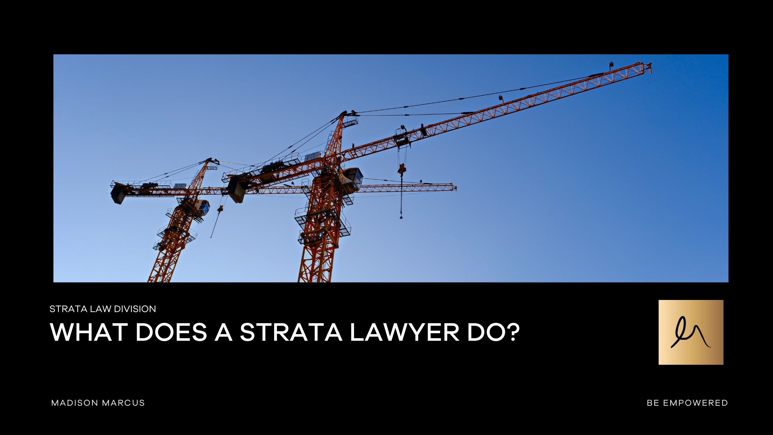What does a Strata Lawyer Do?