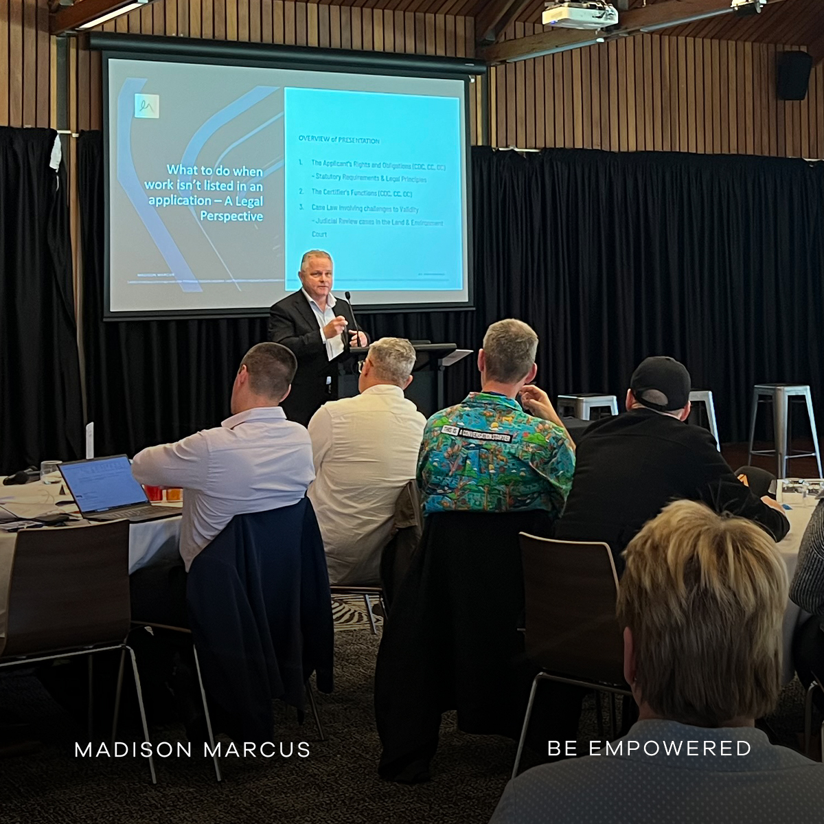 Planning and environment law conference session at the AAC Regional Conference 2025