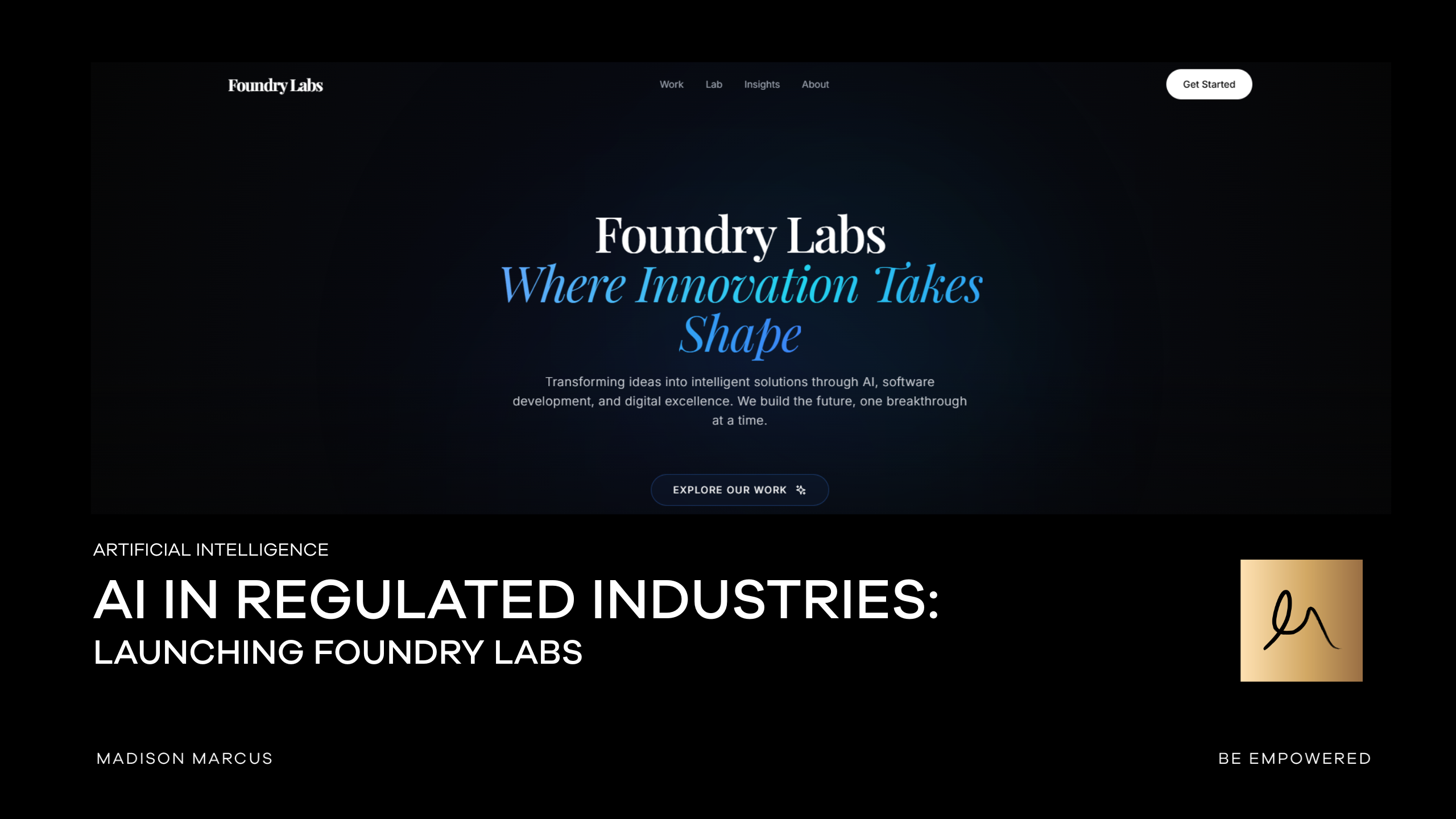 Foundry Labs launch